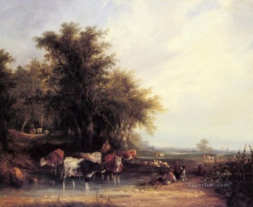 ニュー・フォレスト近くの田園風景 ウィリアム・シェイアー・シニア Oil Paintings